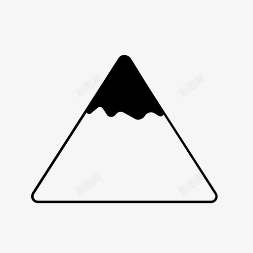 雪山安第斯山脉喜马拉雅山图标svg_新图网 https://ixintu.com 喜马拉雅山 安第斯山脉 白雪皑皑 雪山