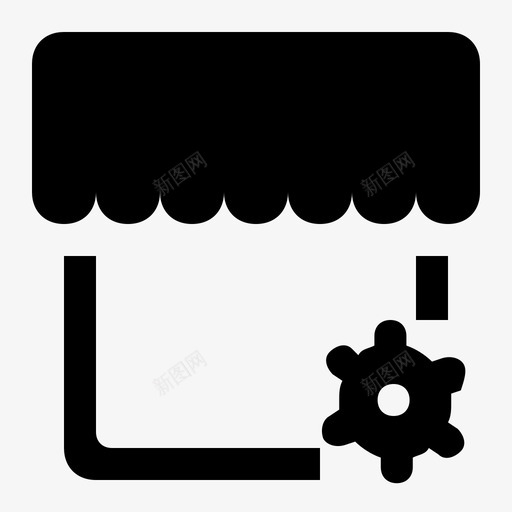 商铺管理svg_新图网 https://ixintu.com 商铺管理