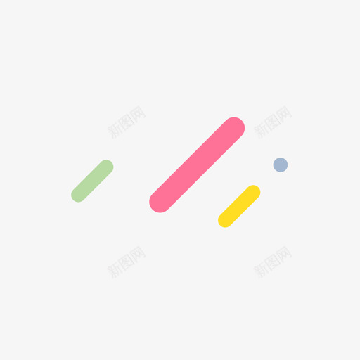 左边花svg_新图网 https://ixintu.com 左边花 扁平 多色