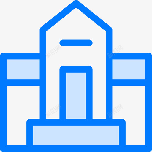 32号楼蓝色图标svg_新图网 https://ixintu.com 32号楼 蓝色