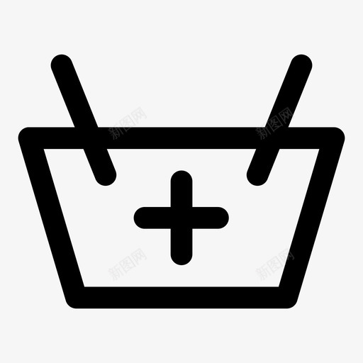 添加到篮子购买市场图标svg_新图网 https://ixintu.com 可怕的大胆 商店 市场 添加到篮子 购买