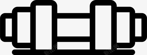 医疗哑铃健身图标svg_新图网 https://ixintu.com 体重 健康 健身 医疗 哑铃