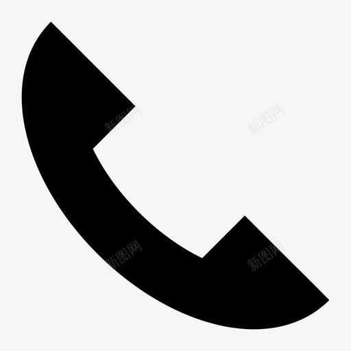 电话热线简历字样图标svg_新图网 https://ixintu.com 热线 电话 简历字样
