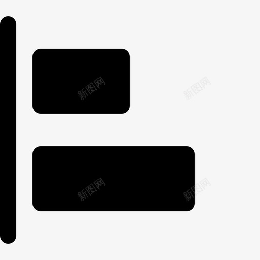 左对齐对齐排列图标svg_新图网 https://ixintu.com ui 对齐 对齐ui 左对齐 排列 界面
