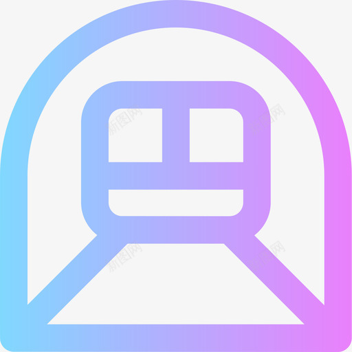 铁路公共交通14坡度图标svg_新图网 https://ixintu.com 交通 公共 坡度 铁路