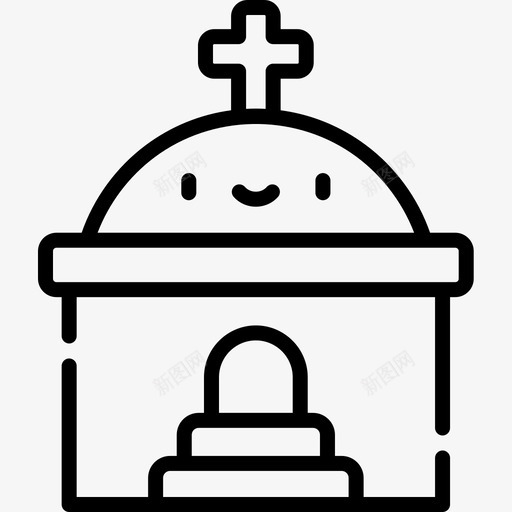 陵墓葬礼6直系图标svg_新图网 https://ixintu.com 直系 葬礼6 陵墓