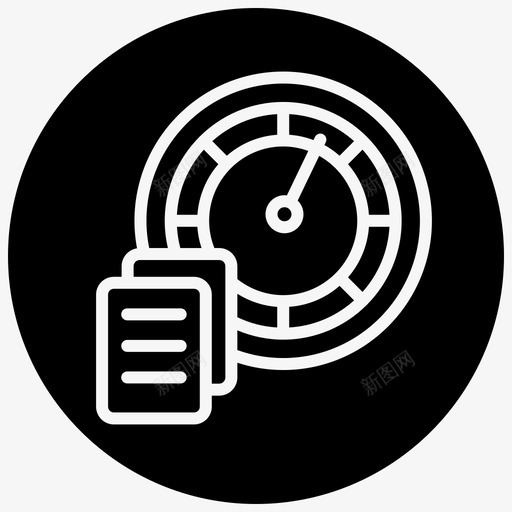 速度配置仪表图标svg_新图网 https://ixintu.com 仪表 度表 性能 生产率 速度 配置