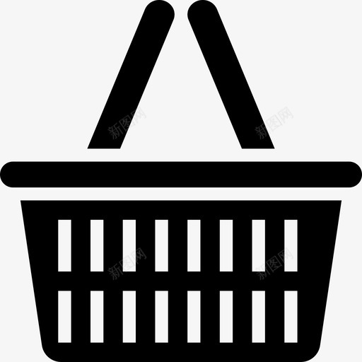 购物篮超市26填充图标svg_新图网 https://ixintu.com 填充 购物篮 超市