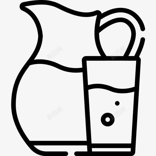 水营养3线性图标svg_新图网 https://ixintu.com 线性 营养