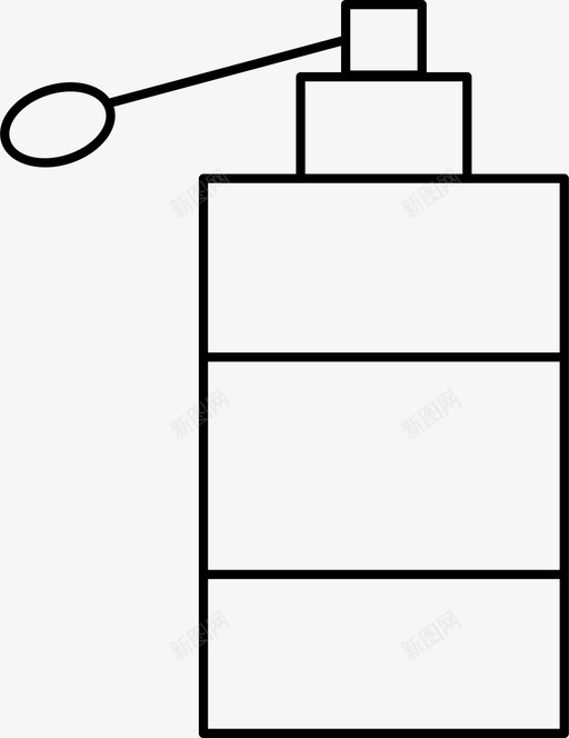 香水化妆品喷雾图标svg_新图网 https://ixintu.com 化妆品 喷雾 香水