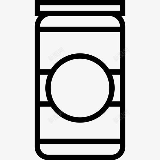 啤酒罐38号酒吧直列式图标svg_新图网 https://ixintu.com 38号 列式 啤酒 直列 酒吧 酒罐