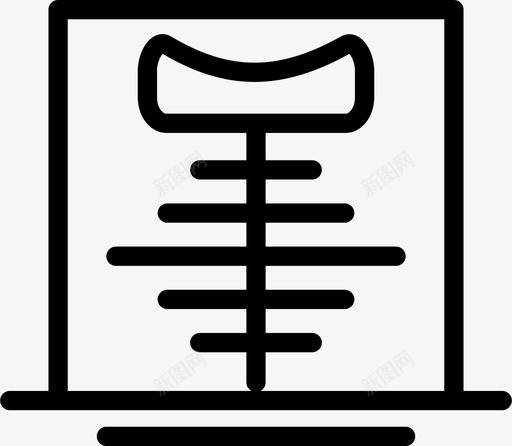 诊断医学病人图标svg_新图网 https://ixintu.com 医学 放射 病人 诊断