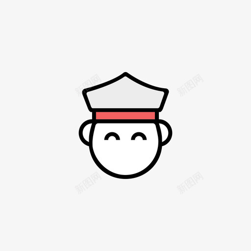 驾照查分-交警队svg_新图网 https://ixintu.com 驾照查分-交警队