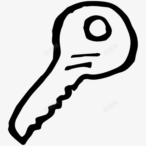 手拉门锁安全钥匙图标svg_新图网 https://ixintu.com 安全 手拉 钥匙 门锁