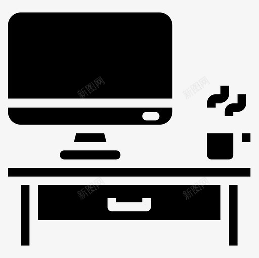 办公室办公文具12填充图标svg_新图网 https://ixintu.com 办公室 办公文具12 填充