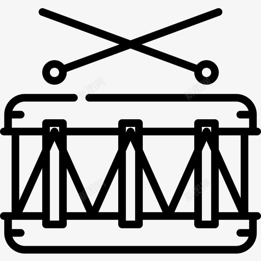 鼓啤酒节30直线型图标svg_新图网 https://ixintu.com 啤酒节 直线 线型