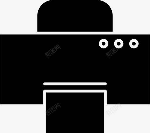 打印机计算机设备图标svg_新图网 https://ixintu.com 打印机 计算机 设备
