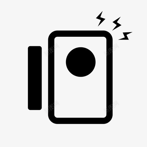门磁报警器svg_新图网 https://ixintu.com 门磁报警器