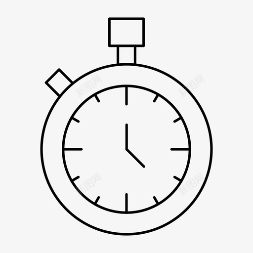 秒表竞赛健身图标svg_新图网 https://ixintu.com 健康 健身 健身房 秒表 竞赛 计时器