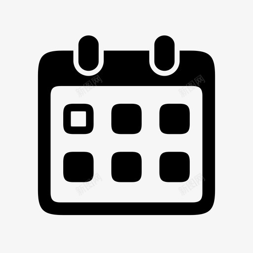今天日历日期日期范围图标svg_新图网 https://ixintu.com 今天 日历 日期 范围
