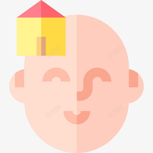 人类人类思维37扁平图标svg_新图网 https://ixintu.com 人类 人类思维37 扁平