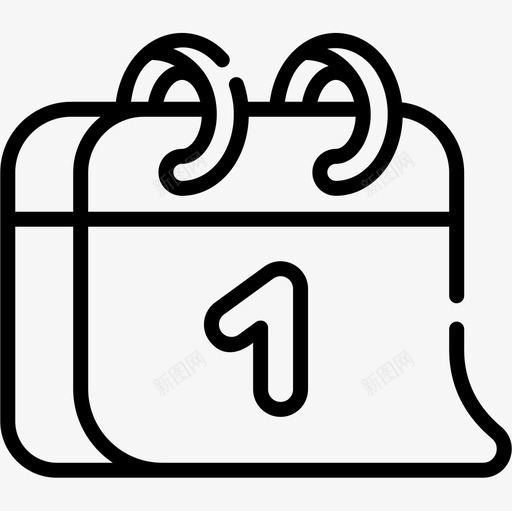 日历迪斯科舞厅7线性图标svg_新图网 https://ixintu.com 日历 线性 迪斯科舞厅7