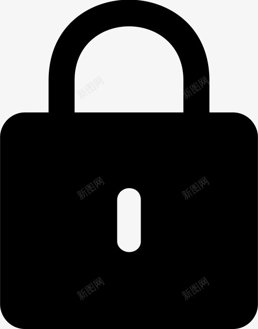 挂锁上锁私人图标svg_新图网 https://ixintu.com 上锁 安全 挂锁 私人
