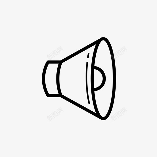 音量扬声器其他1图标svg_新图网 https://ixintu.com 其他 扬声器 音量