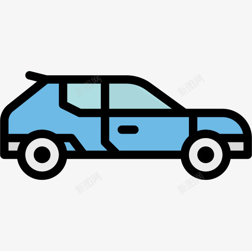 汽车八月运输4线性颜色图标svg_新图网 https://ixintu.com 八月 汽车 线性 运输 颜色