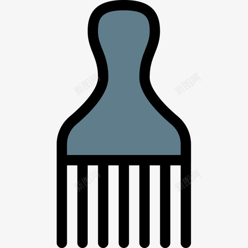 梳子时尚12线性颜色图标svg_新图网 https://ixintu.com 时尚 梳子 线性 颜色