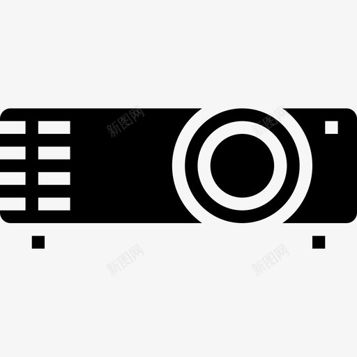 投影仪小工具4填充图标svg_新图网 https://ixintu.com 填充 小工具4 投影仪