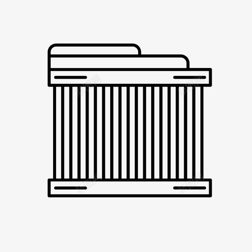 散热器空气汽车图标svg_新图网 https://ixintu.com 散热器 机油 汽车 汽车维修 空气 维修 过滤器