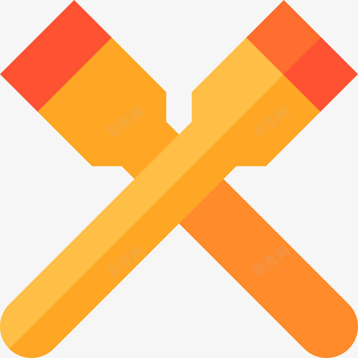 桨游行14号平的图标svg_新图网 https://ixintu.com 平的 桨 游行14号