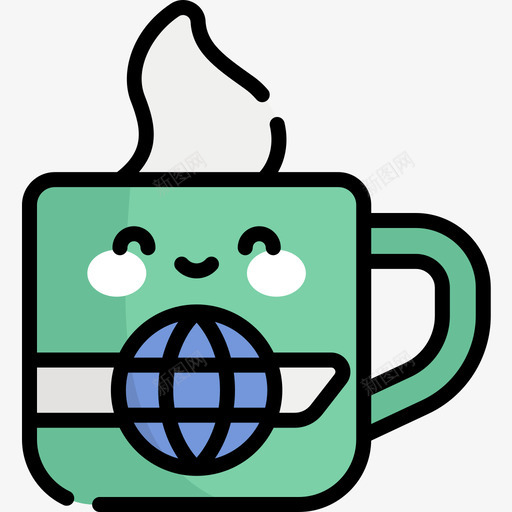 马克杯新闻30线性颜色图标svg_新图网 https://ixintu.com 新闻 线性 颜色 马克