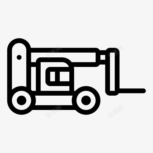 叉式起重机建筑重型图标svg_新图网 https://ixintu.com 叉式起重机 建筑 车辆 重型 重型车辆