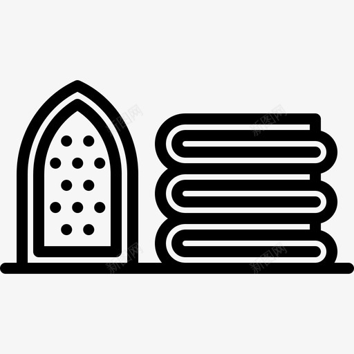 熨烫清洁衣服图标svg_新图网 https://ixintu.com 清洁 熨烫 衣服