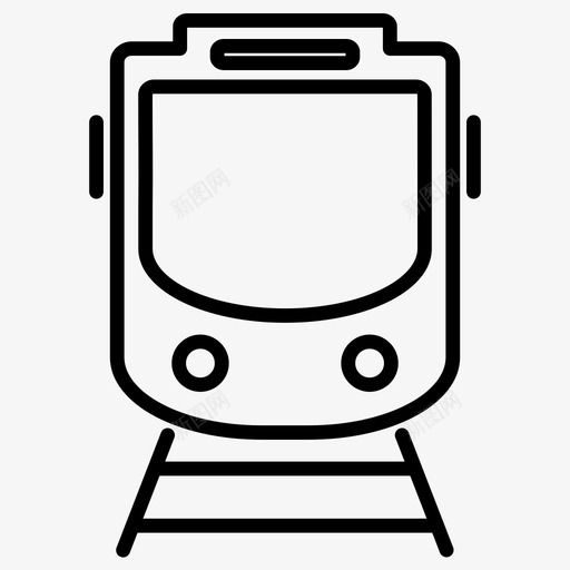 铁路公共交通火车图标svg_新图网 https://ixintu.com 交通 公共 火车 铁路
