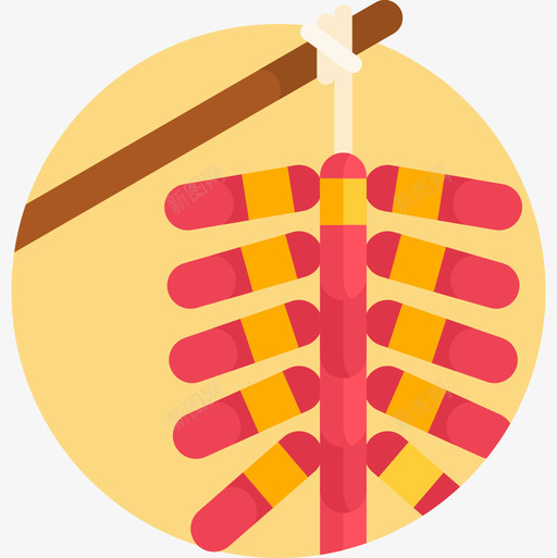 爆竹农历二十四年平淡图标svg_新图网 https://ixintu.com 二十 二十四 农历 四年 平淡 爆竹