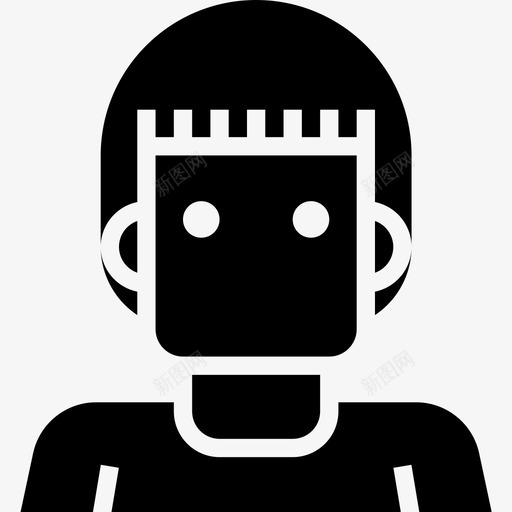 长发阿凡达49填充图标svg_新图网 https://ixintu.com 填充 长发 阿凡