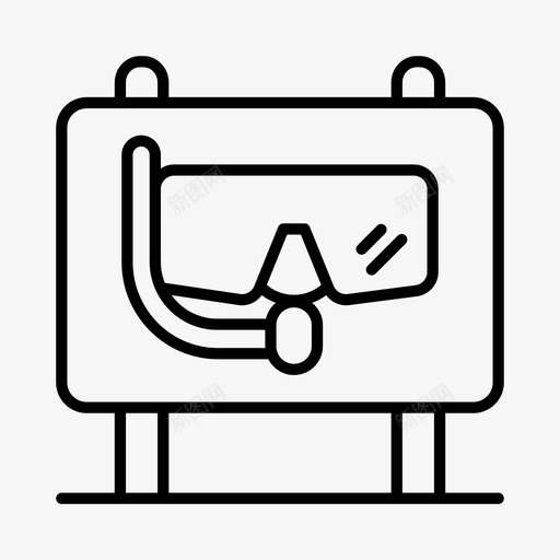 潜水冒险水上图标svg_新图网 https://ixintu.com 冒险 水上 水上运动 潜水