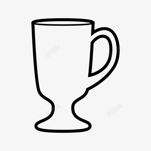 采购产品爱尔兰咖啡杯爱尔兰咖啡杯饮料图标svg_新图网 https://ixintu.com 产品 咖啡杯 爱尔兰 玻璃器皿 酒吧 采购 饮料