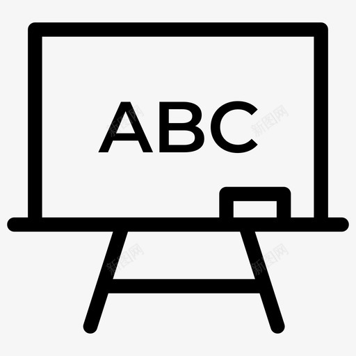 小学教育白板书写板图标svg_新图网 https://ixintu.com 书写 初级 图标 小学教育 教育 水平 白板 科学教育 线图 蒙台梭利 阶段