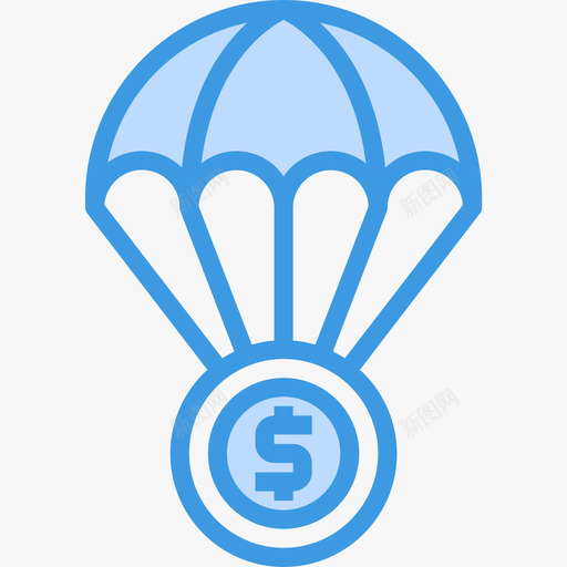 投资金钱69蓝色图标svg_新图网 https://ixintu.com 投资 蓝色 金钱