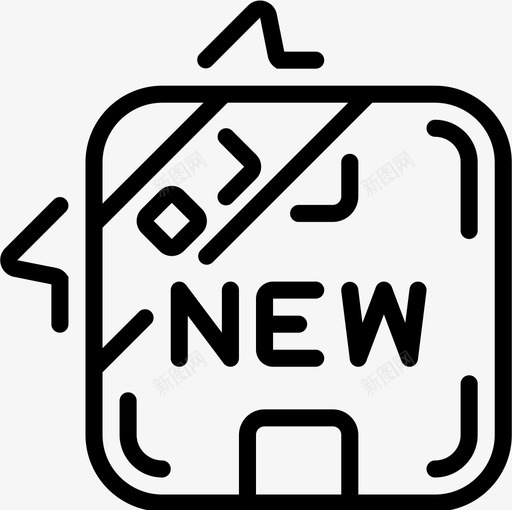 新建购物和商店7线性图标svg_新图网 https://ixintu.com 商店 新建 线性 购物