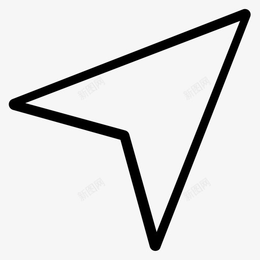 定位箭头svg_新图网 https://ixintu.com 定位箭头