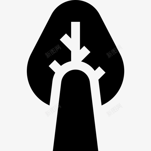 树自然56填充图标svg_新图网 https://ixintu.com 填充 树 自然56