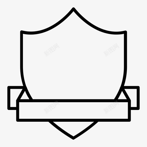 徽章丝带盾牌图标svg_新图网 https://ixintu.com 丝带 徽章 盾牌 集合