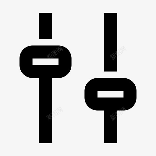 调谐器均衡器音乐图标svg_新图网 https://ixintu.com 均衡器 调谐器 音乐