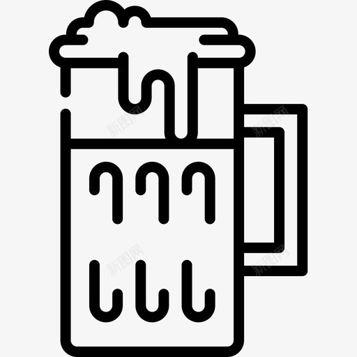 啤酒啤酒节30直系图标svg_新图网 https://ixintu.com 啤酒 啤酒节 直系
