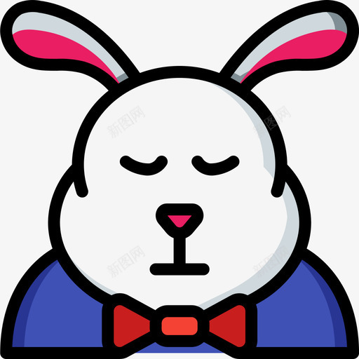 兔子兔子化身5线性颜色图标svg_新图网 https://ixintu.com 兔子 兔子化身5 线性颜色